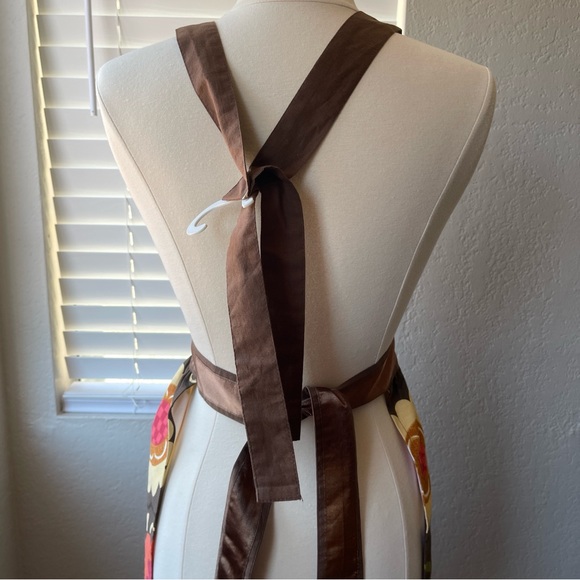 Simply Envogue Dress style Floral Feminine Apron - Picture 10 of 13